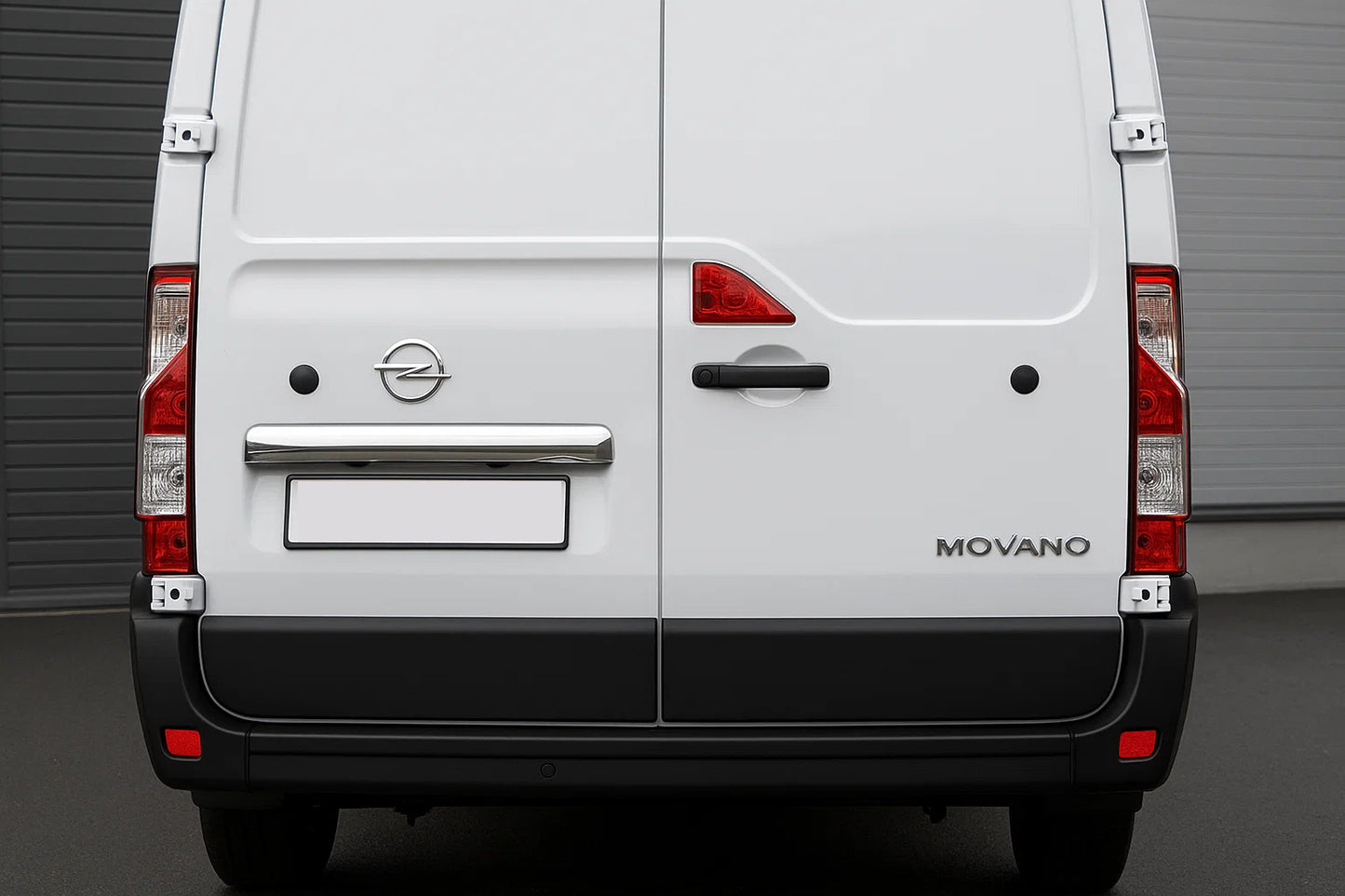Chrome trim above license plate (stainless steel) for Opel Movano 2021- - image 1