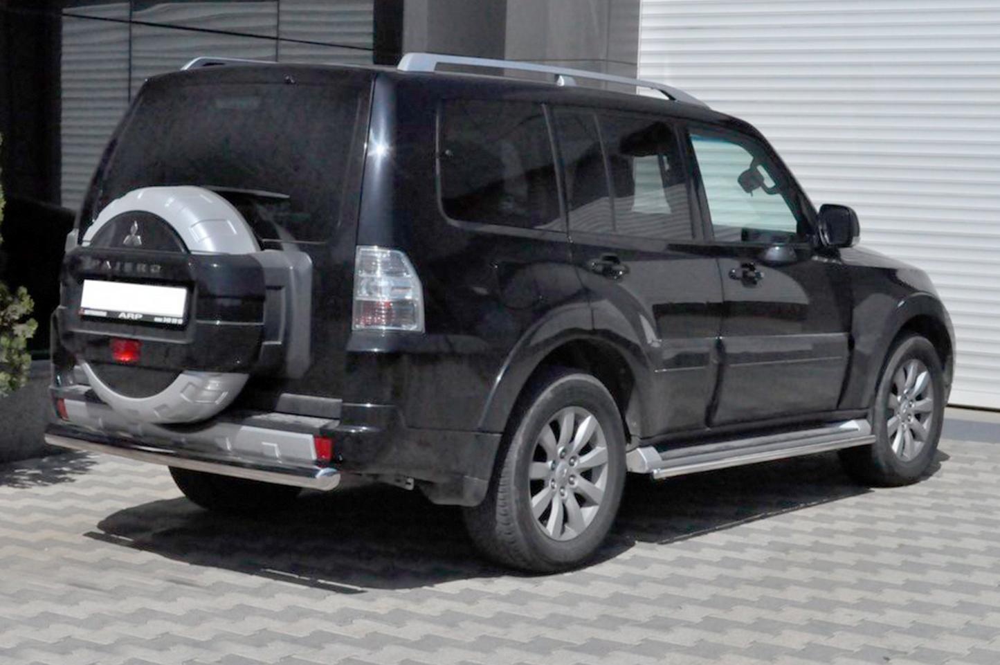 Rear Bar AK002 (Stainless Steel) for Mitsubishi Pajero Wagon III 1999-2006 - image 2