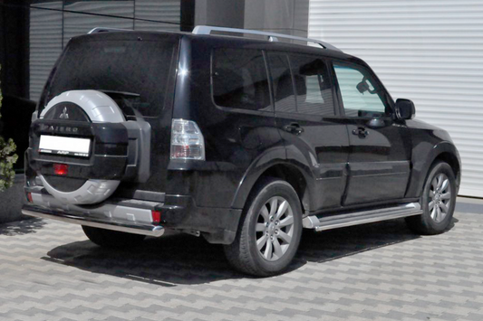Rear Bar AK002 (Stainless Steel) for Mitsubishi Pajero Wagon III 1999-2006 - image 2