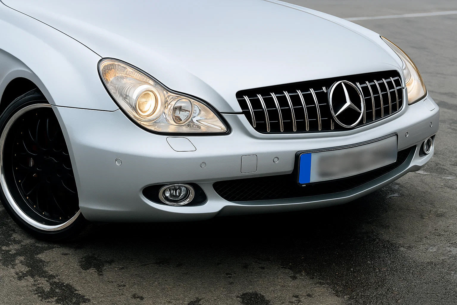 Front Grille (2008-2010, GT Panamericana) for Mercedes CLS C219 2004-2010 - image 1