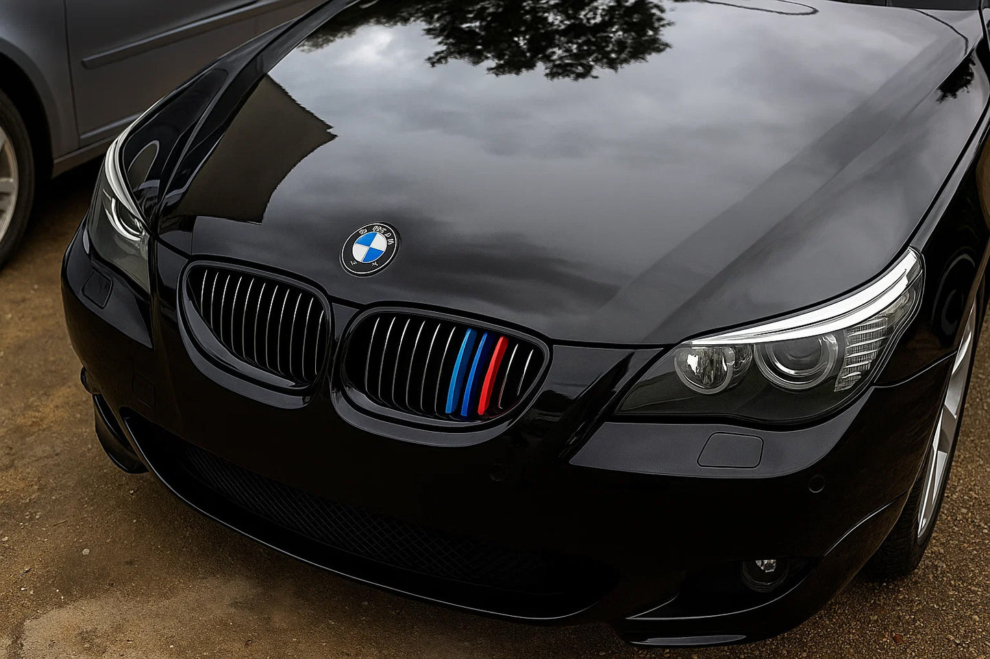 Kidney Grilles (3 pcs) for BMW 5 Series E-60/61 2003-2010 - image 1