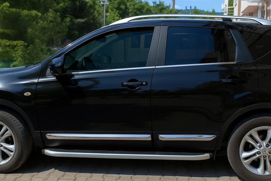 Door Mouldings OmsaLine (4 pcs, Stainless Steel) for Nissan Qashqai 2007-2010 - image 1