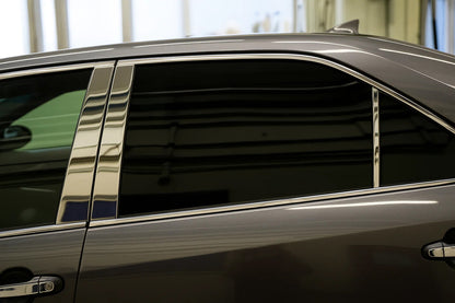 Stainless Steel Door Pillar Trim (6 pcs) for Mercedes E-сlass W210 1995-2002 - image 3