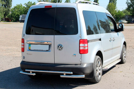 Rear Bar AK003-2 (2 pcs, stainless steel) for Volkswagen Caddy 2004-2010 - image 2