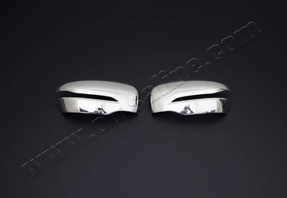 Mirror Covers (2 pcs, Stainless Steel) for Mercedes X class 2017-2020 - image 1