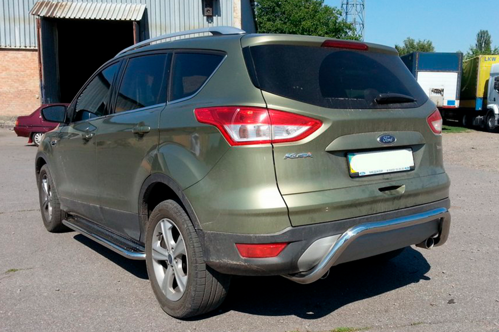 Rear Bar AK007 (Stainless Steel) for Ford Kuga 2008-2013 - image 5