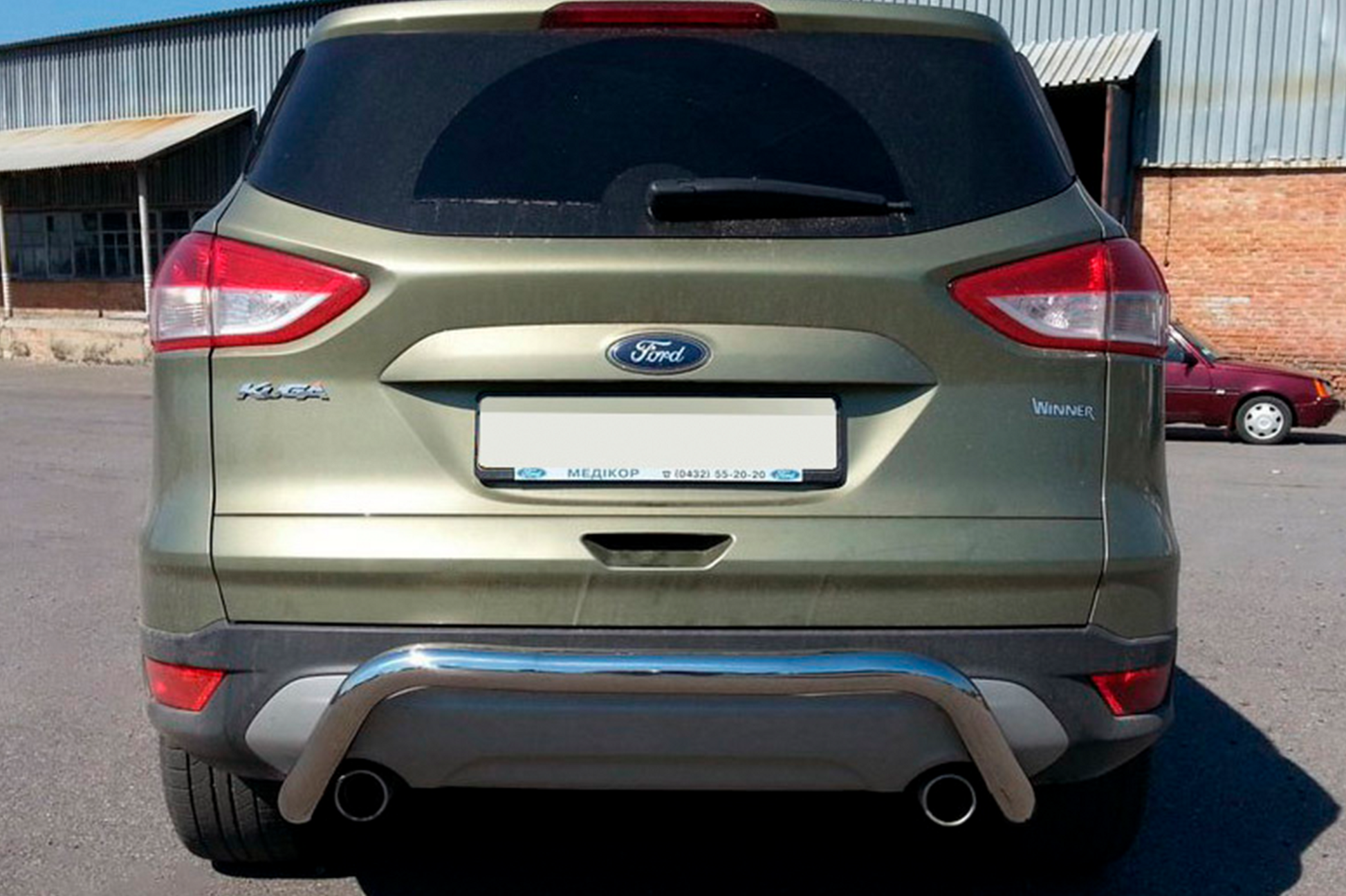 Rear Bar AK007 (Stainless Steel) for Ford Kuga/Escape 2013-2019 - image 6