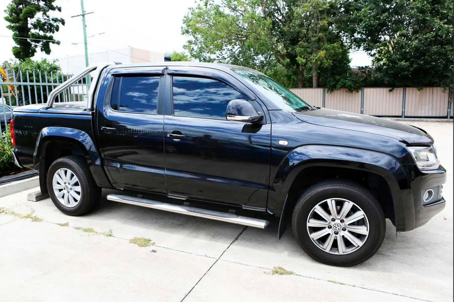 Window Deflectors (4 pcs, HIC) for Volkswagen Amarok 2010-2022 - image 4