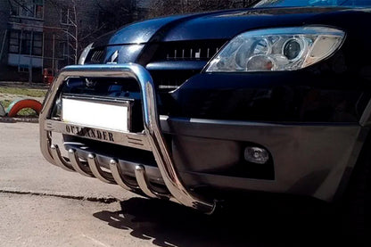 Bull Bar WT004 (Stainless Steel) for Mitsubishi Outlander 2001-2006 - image 2