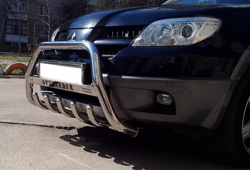 Bull Bar WT004 (Stainless Steel) for Mitsubishi Outlander 2001-2006 - image 2