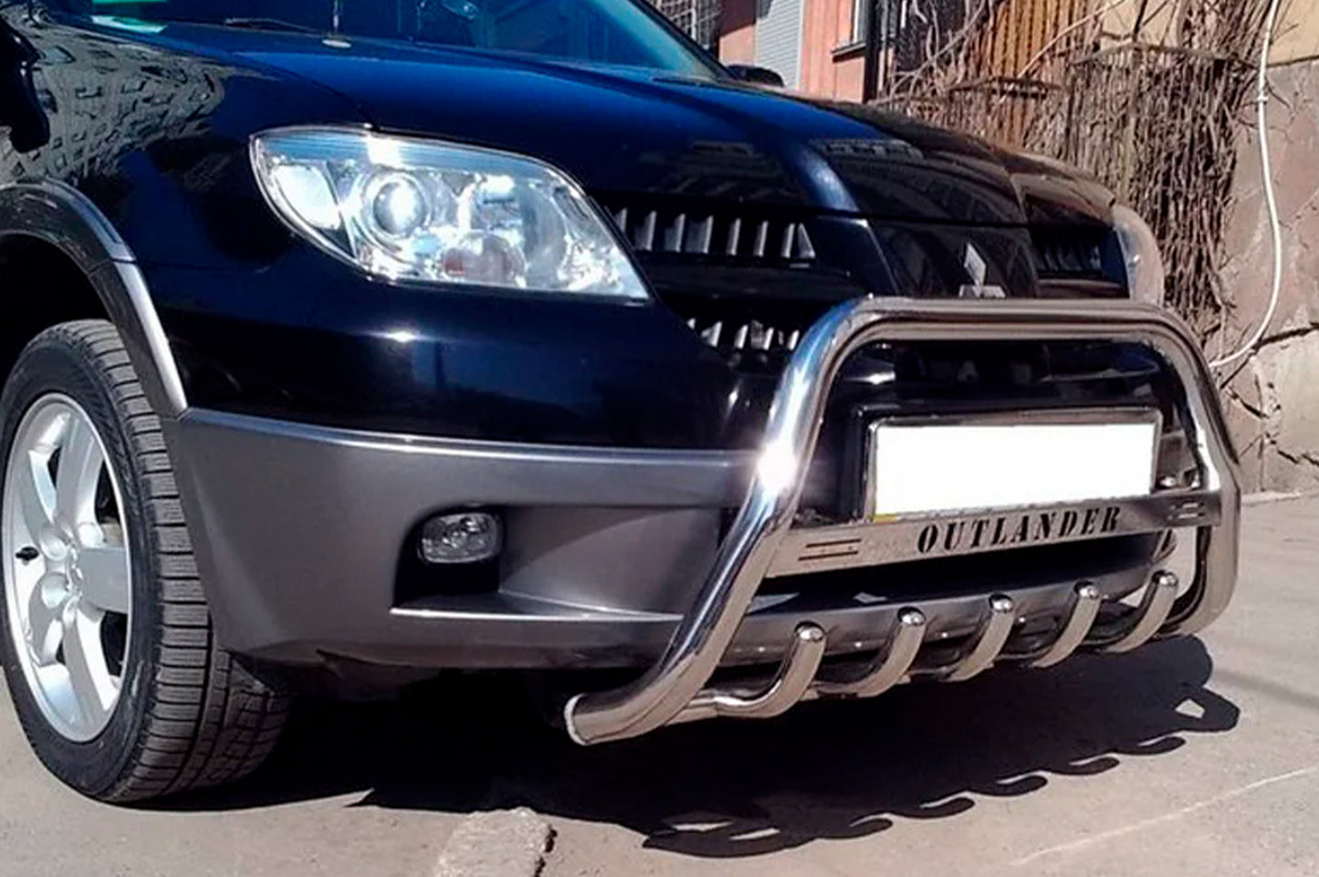 Bull Bar WT004 (Stainless Steel) for Mitsubishi Outlander 2001-2006 - image 3