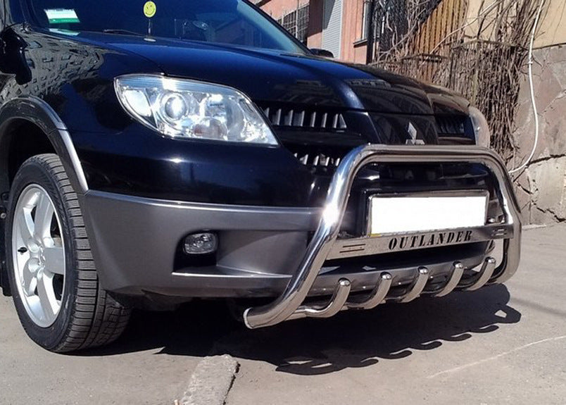 Bull Bar WT004 (Stainless Steel) for Mitsubishi Outlander 2001-2006 - image 3