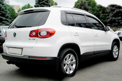 Window deflectors with chrome trim (4 pcs, HIC) for Volkswagen Tiguan 2007-2016 - image 3