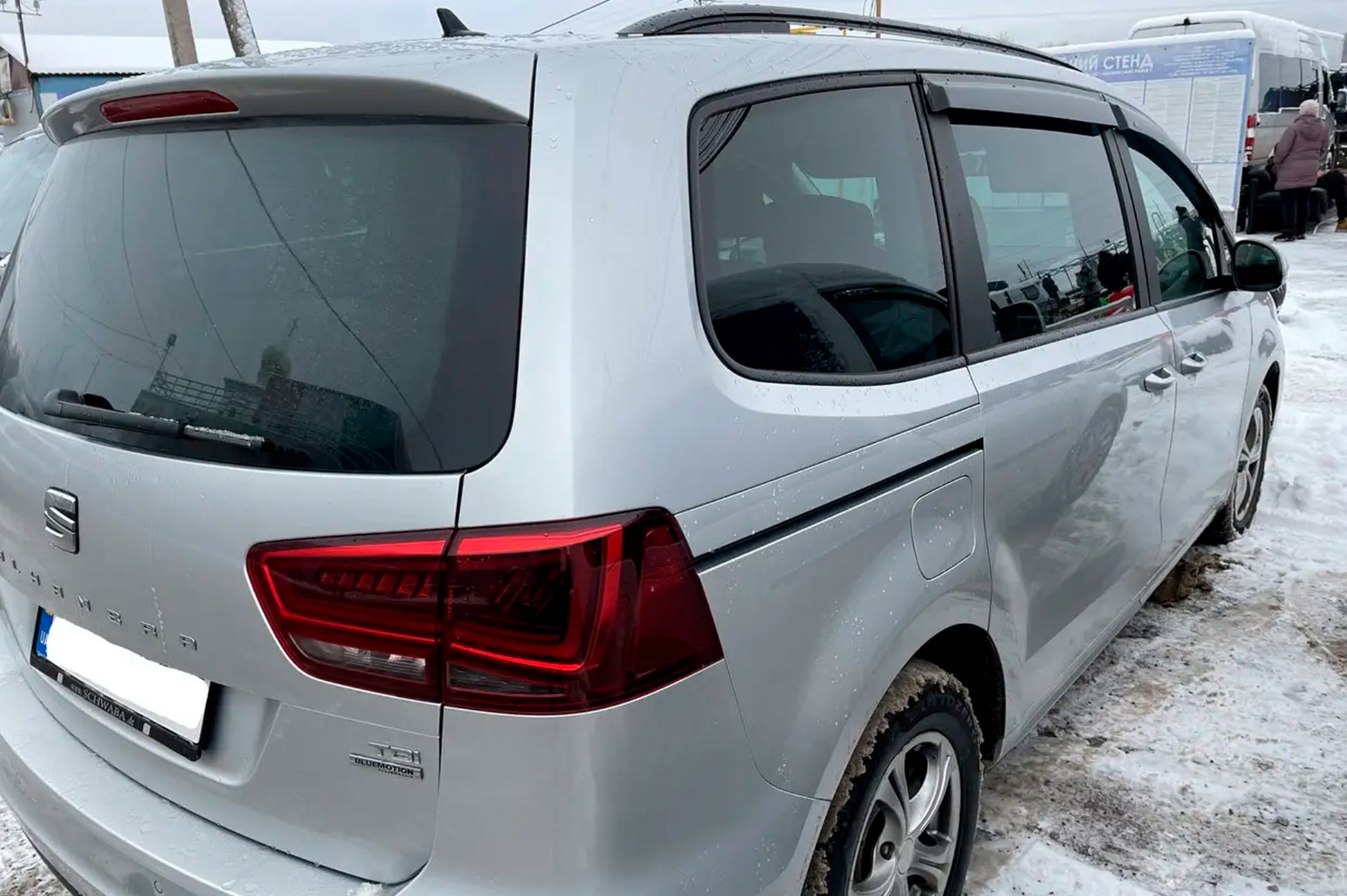 Window Deflectors (4 pcs, HIC) for Seat Alhambra 2010- - image 3