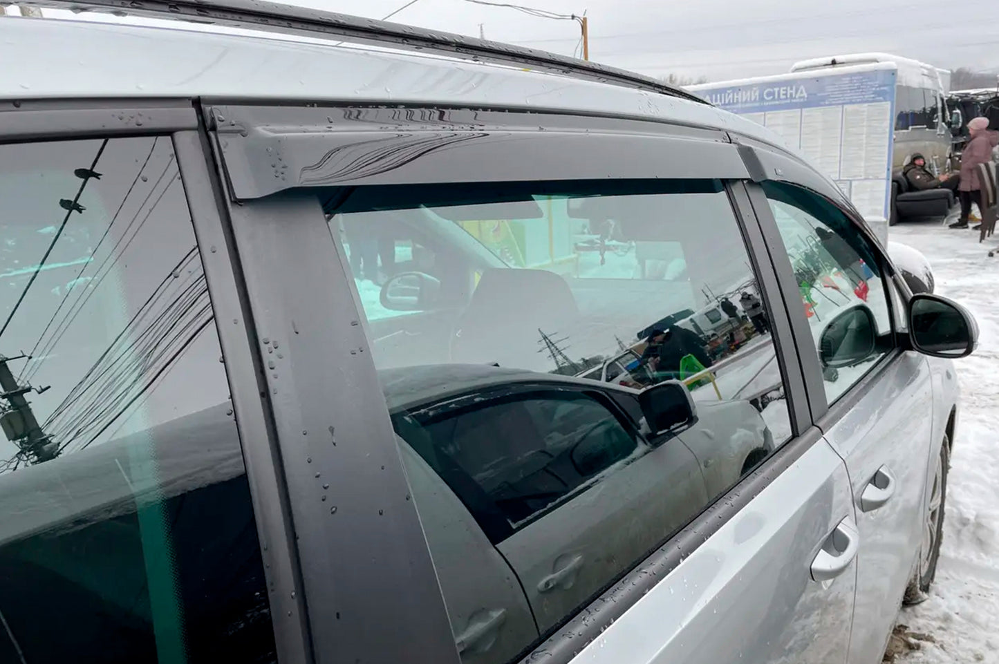Window Deflectors (4 pcs, HIC) for Seat Alhambra 2010- - image 2