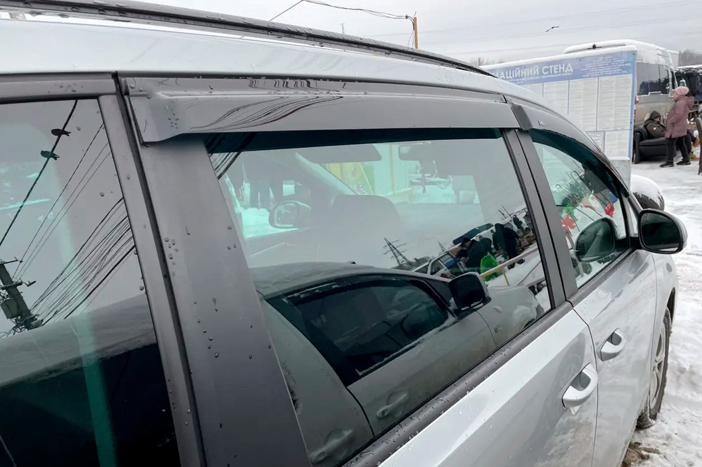 Window Deflectors (4 pcs, HIC) for Seat Alhambra 2010- - image 8