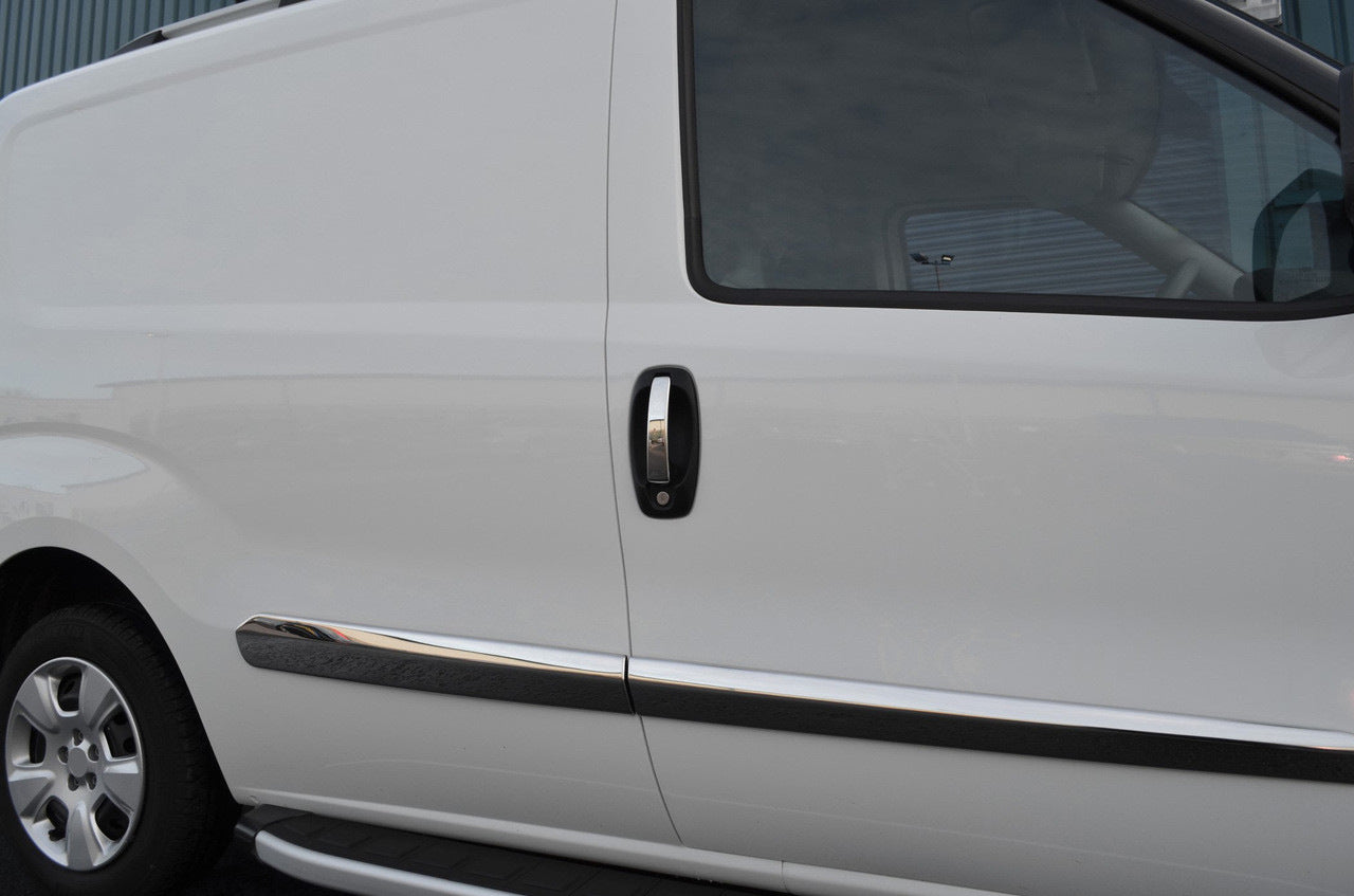 Chrome Door Handle Covers (4 pcs, Stainless Steel) for Peugeot Bipper 2008-2017 - image 9