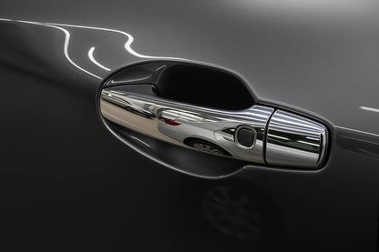 Chrome Door Handle Covers 2008-2015 (4 pcs, Stainless Steel) for Toyota Land Cruiser 200 2007-2021 - image 5