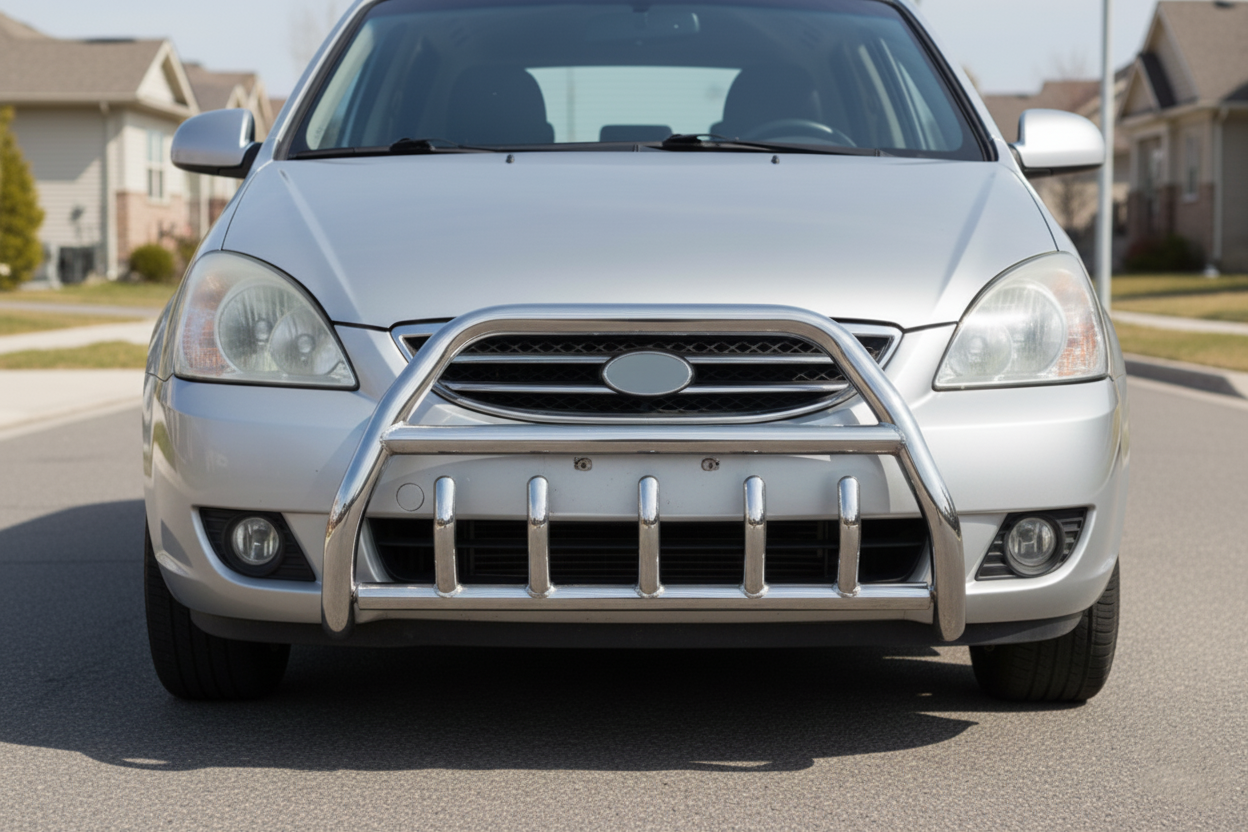 Bull Bar WT003 (Stainless Steel) for Kia Carens 1999-2012 - image 1