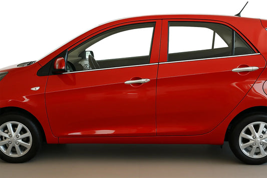 Window Trim Stainless Steel (4 pcs) for Kia Picanto 2011-2016 - image 1