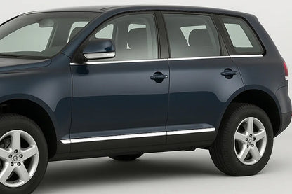 Lower window trims stainless steel (6 pcs) for Volkswagen Touareg 2002-2010 - image 1