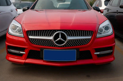 Front Grille Diamond Black for Mercedes SLK R172 2011-2016 - image 1