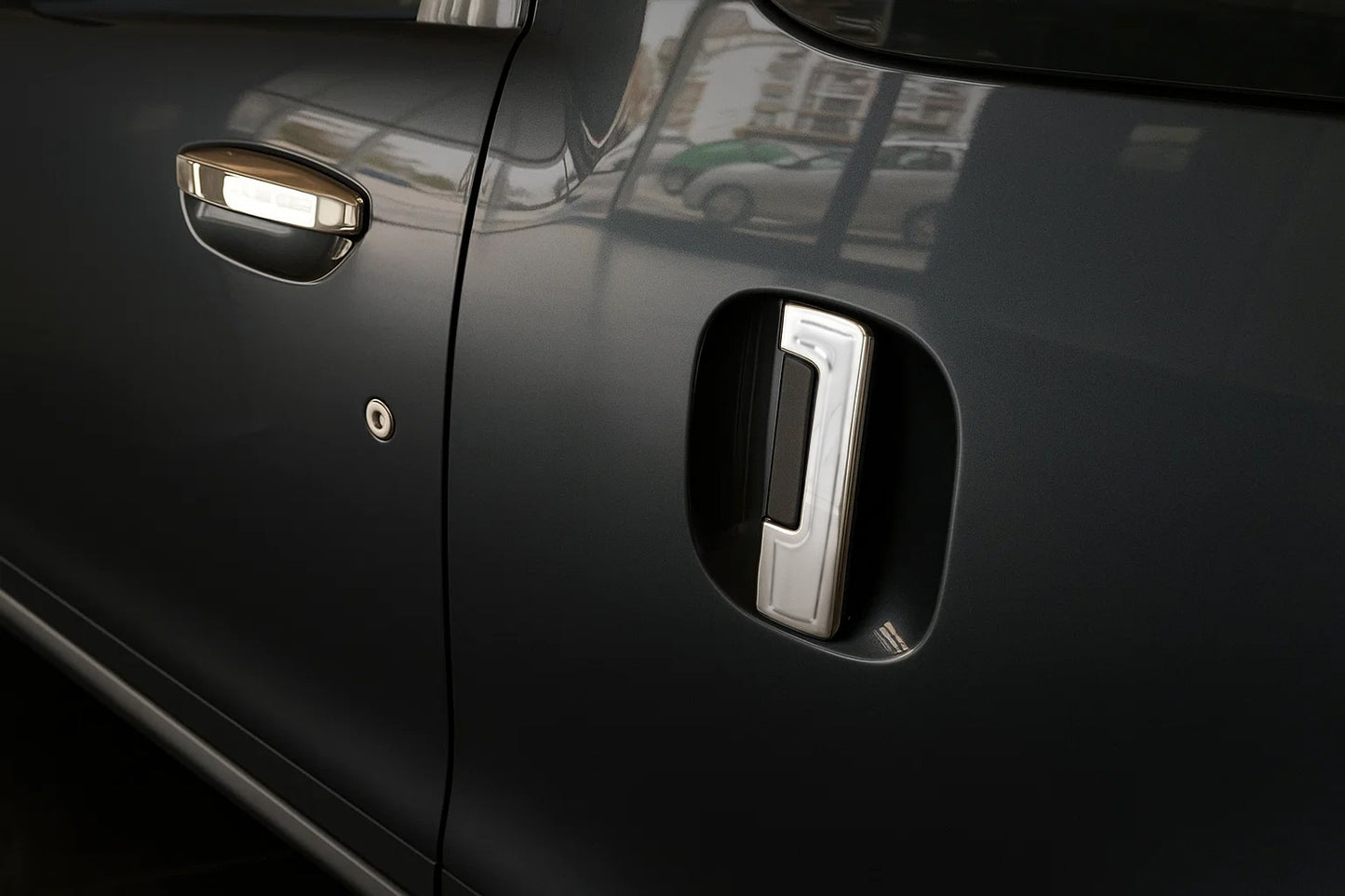 Chrome Door Handle Covers (4 pcs, Stainless Steel) for Dacia Dokker 2013-2022 - image 1