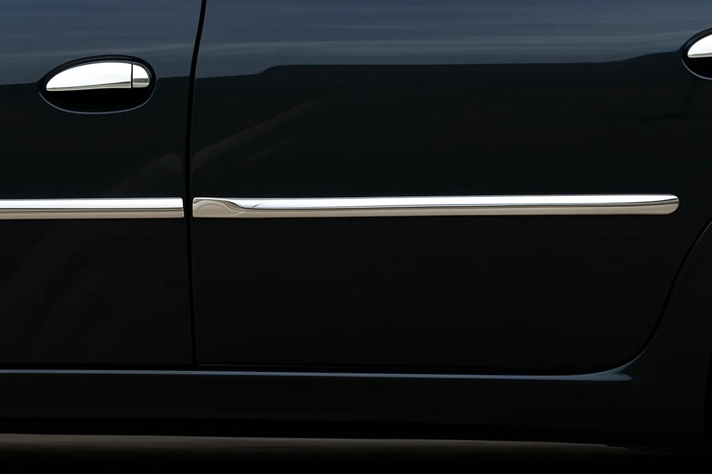 Door Moldings Stainless Steel (4 pcs) for Dacia Logan I 2005-2008 - image 1