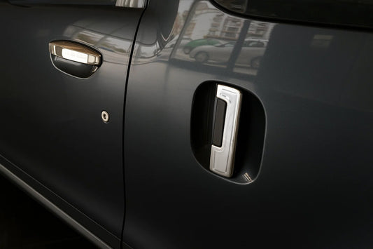 Chrome Door Handle Covers (4 pcs, Stainless Steel) for Dacia Dokker 2013-2022 - image 1
