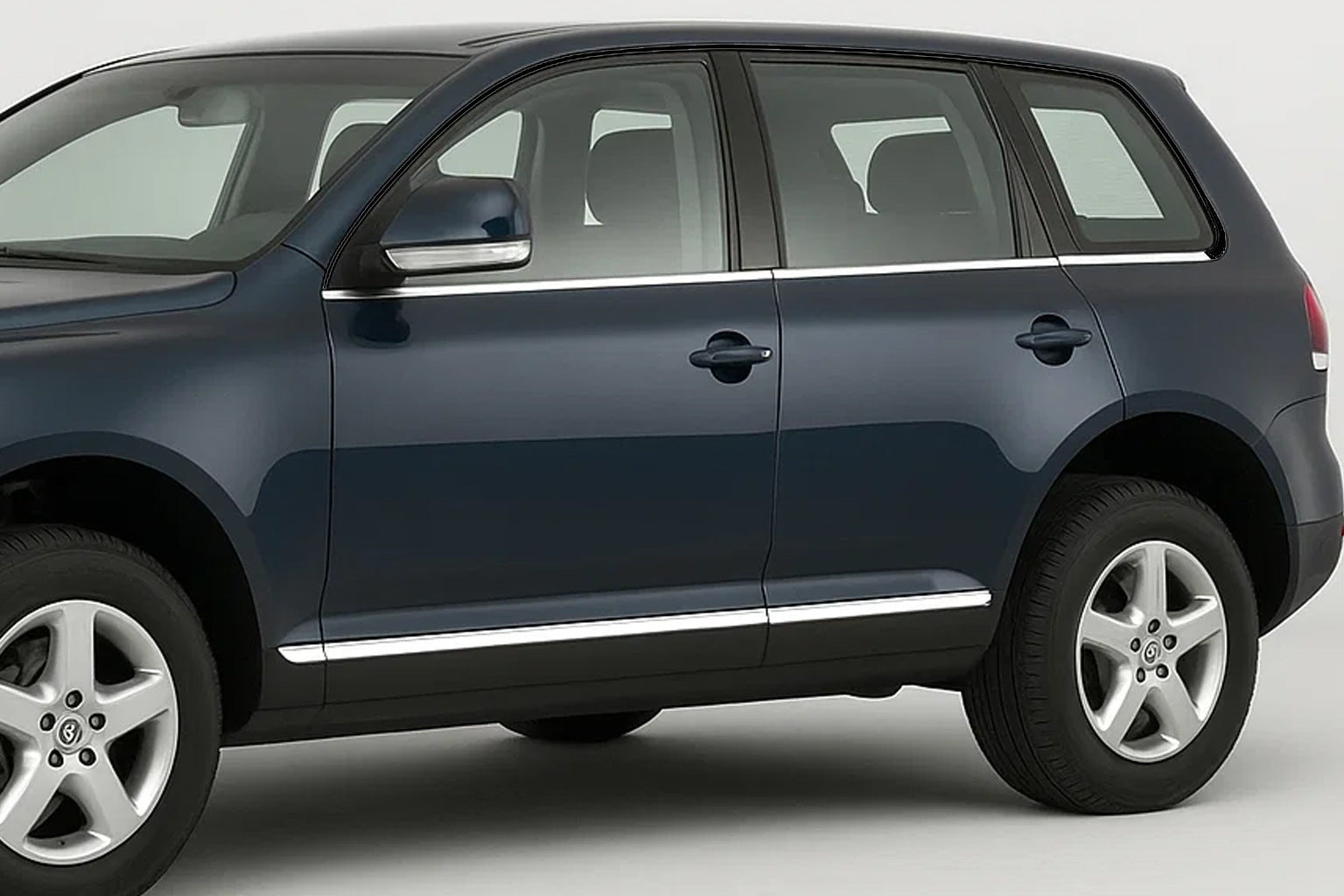 Lower window trims stainless steel (6 pcs) for Volkswagen Touareg 2002-2010 - image 1