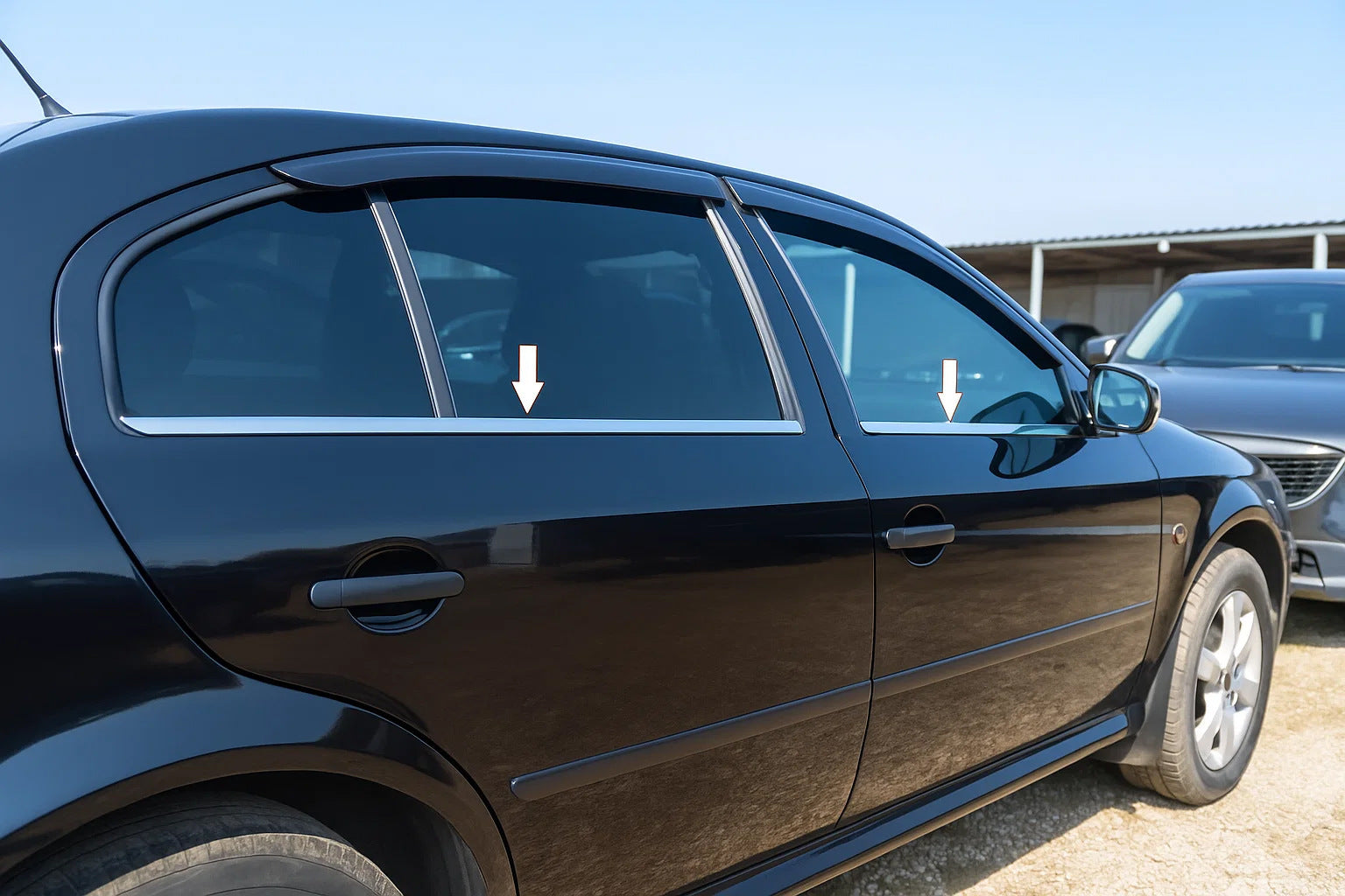 Window Trim Stainless Steel (4 pcs) for Skoda Octavia II A5 2006-2010 - image 1