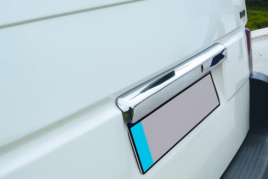 Stainless steel trim above license plate for Volkswagen T4 Caravelle/Multivan 1990-2003 - image 1