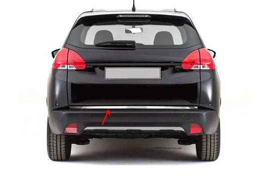 Trunk trim stainless steel for Peugeot 2008 2013-2019 - image 1