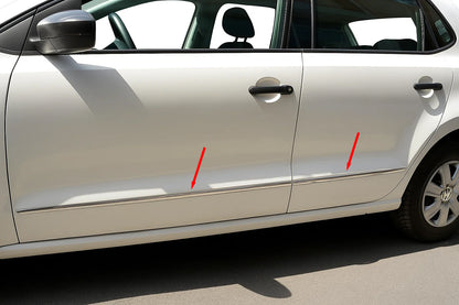 HB Door Mouldings Stainless Steel for Volkswagen Polo 2010-2017 - image 1