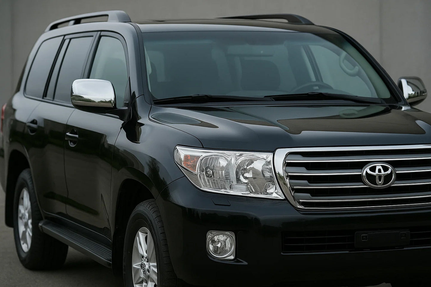 Mirror Covers 2008-2012 (2 pcs, Stainless Steel) for Toyota Land Cruiser 200 2007-2021 - image 1