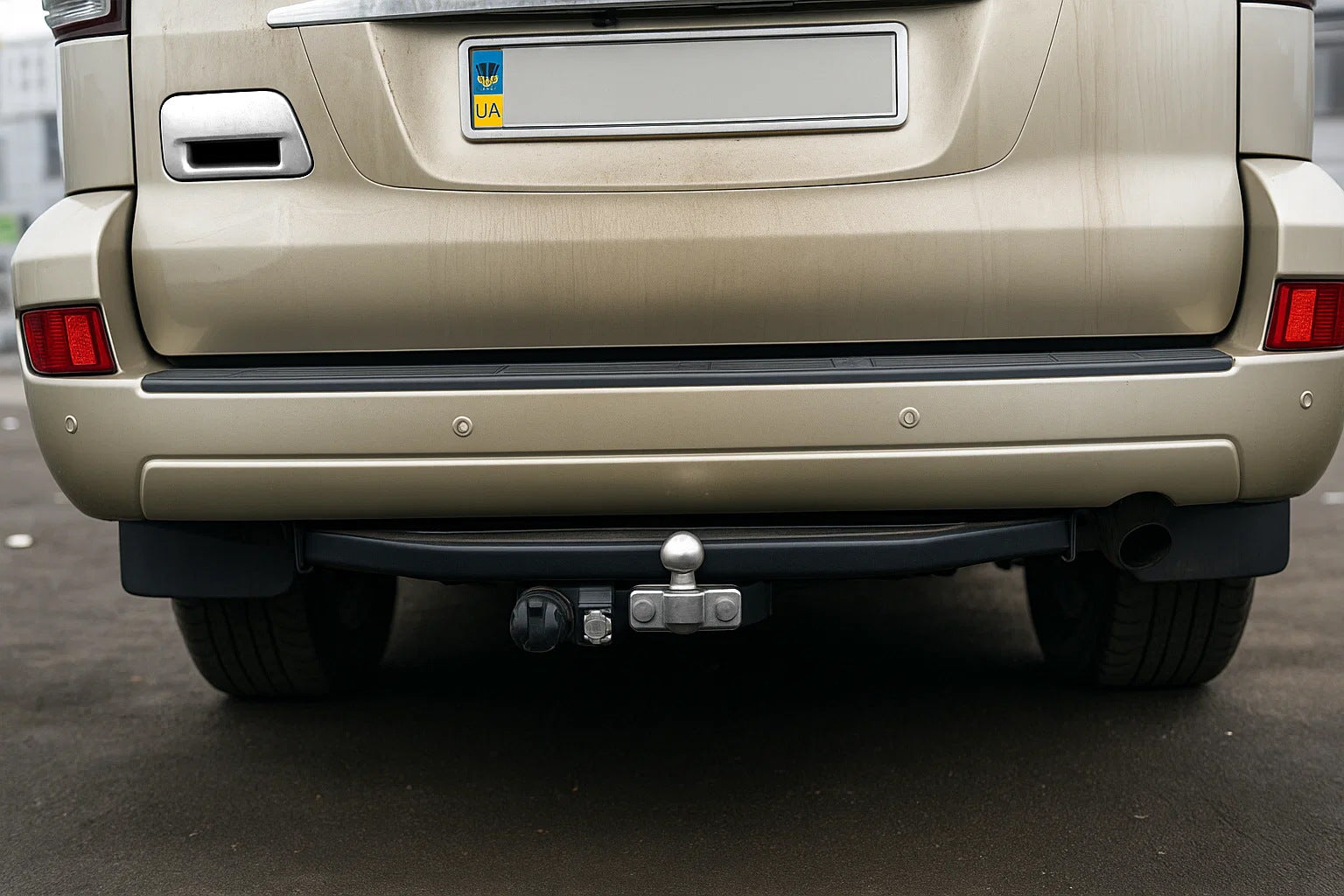 Chrome Tailgate Handle Cover (Stainless Steel) for Toyota Land Cruiser Prado 120 2002-2009 - image 3