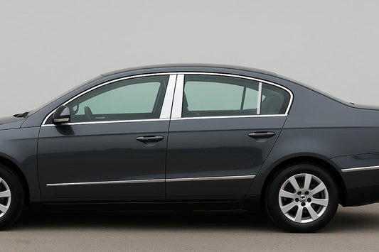 Stainless Steel Door Pillar Trim (SD) for Volkswagen Passat B6 2006-2012 - image 1