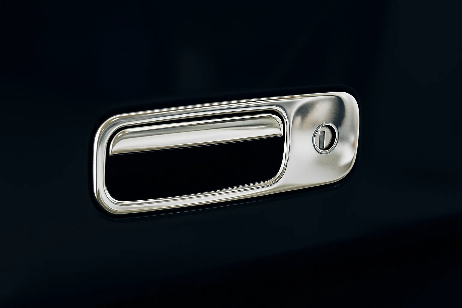 Trunk Handle Cover Stainless Steel for Volkswagen Lupo 1999-2005 - image 1