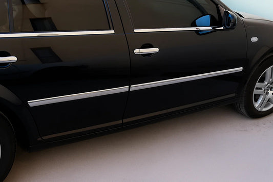 Exterior Window Trim Stainless Steel (4 pcs) for Volkswagen Bora 1998-2004 - image 1