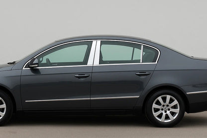 Stainless Steel Door Pillar Trim (SD) for Volkswagen Passat B6 2006-2012 - image 1