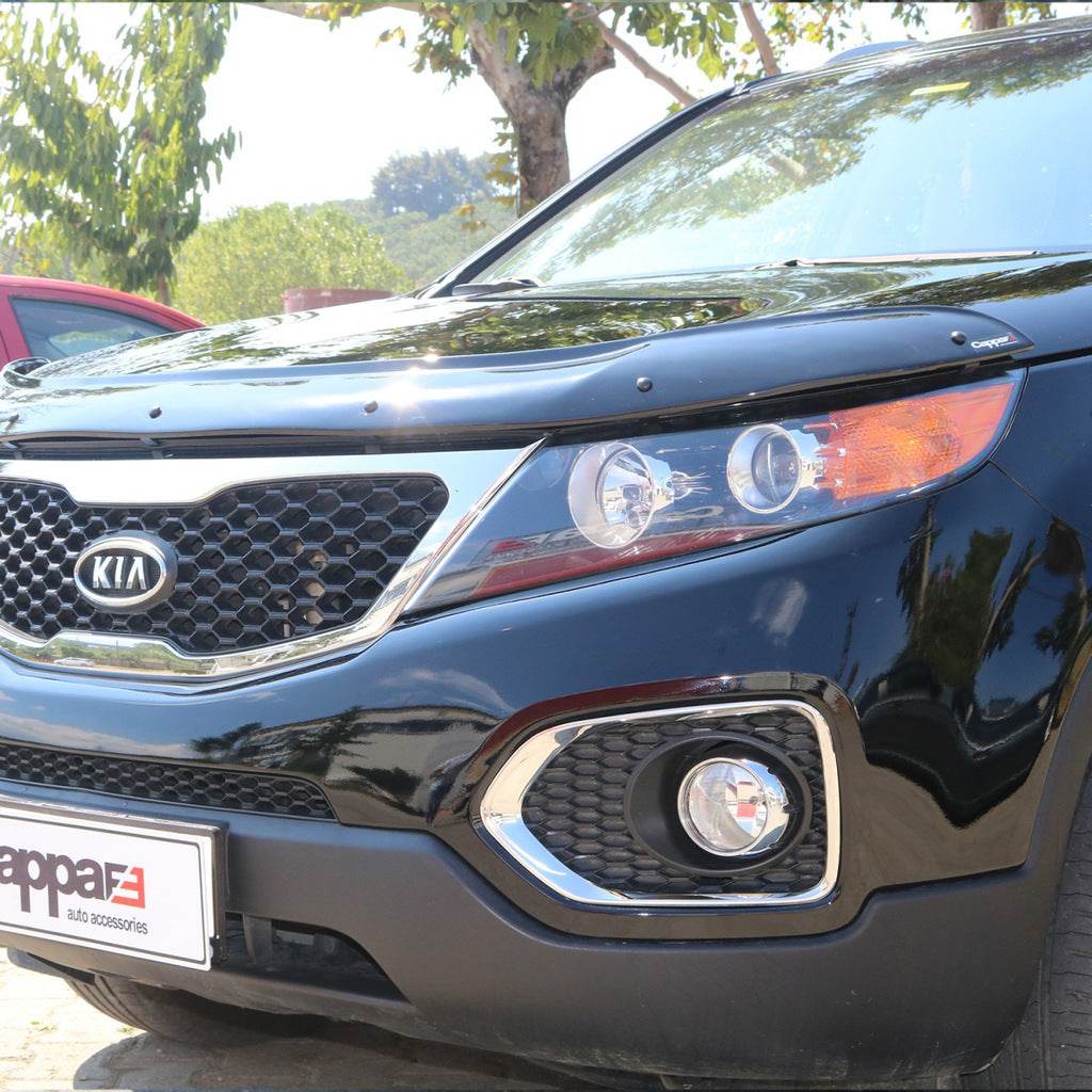 Hood deflector 2009-2012 (EuroCap) for Kia Sorento II XM 2009-2014 - Reelken Auto