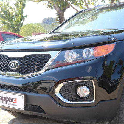 Hood deflector 2009-2012 (EuroCap) for Kia Sorento II XM 2009-2014 - Reelken Auto