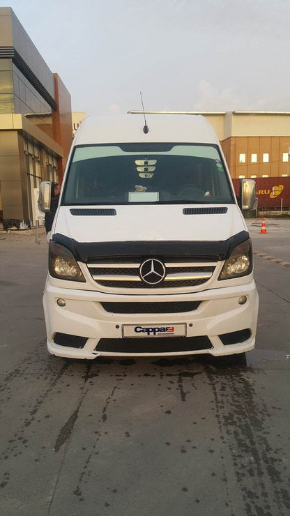 The hood deflector 2006-2013 (EuroCap) for Mercedes Sprinter W906 2006-2018 - Reelken Auto