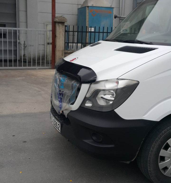 The hood deflector 2013+ (V2, EuroCap) for Mercedes Sprinter W906 2006-2018 - Reelken Auto
