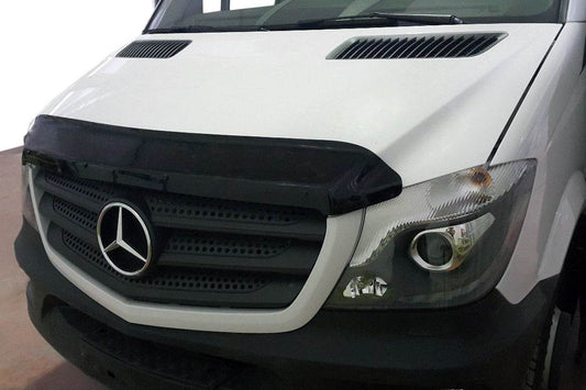 The hood deflector 2013+ (V2, EuroCap) for Mercedes Sprinter W906 2006-2018 - Reelken Auto