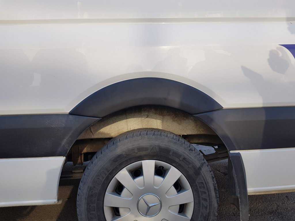 Wide fender flares (4 pcs, black) for Mercedes Sprinter W906 2006-2018 - image 7