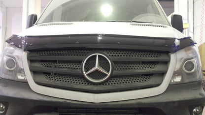 The hood deflector 2013+ (V1, EuroCap) for Mercedes Sprinter W906 2006-2018 - Reelken Auto