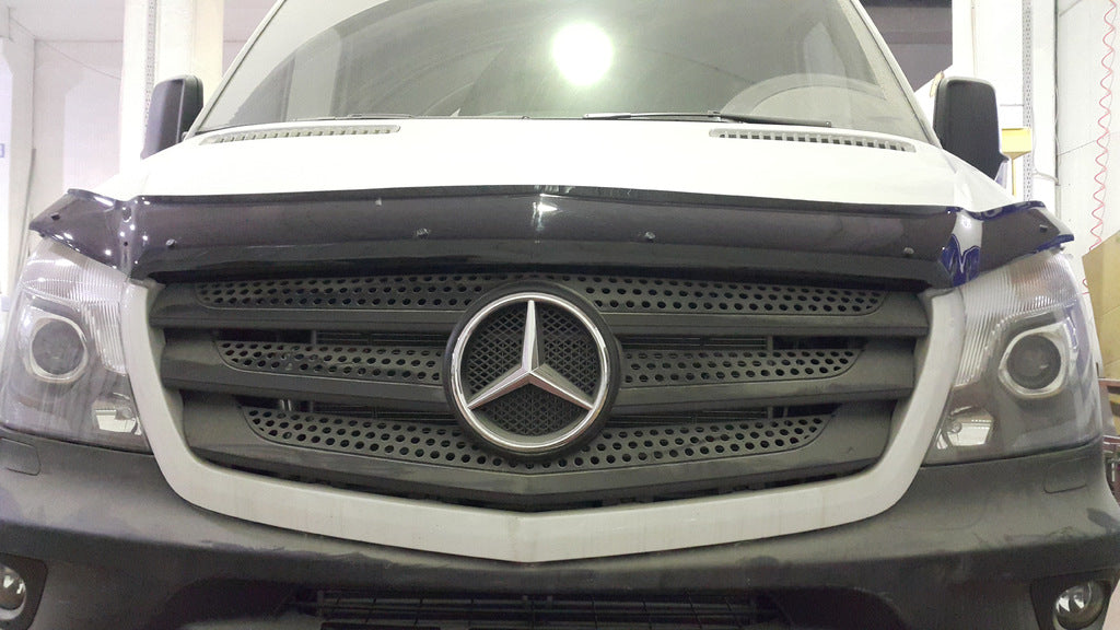 Hood Deflector 2013+ (V1, EuroCap) for Mercedes Sprinter W906 2006-2018 - image 8