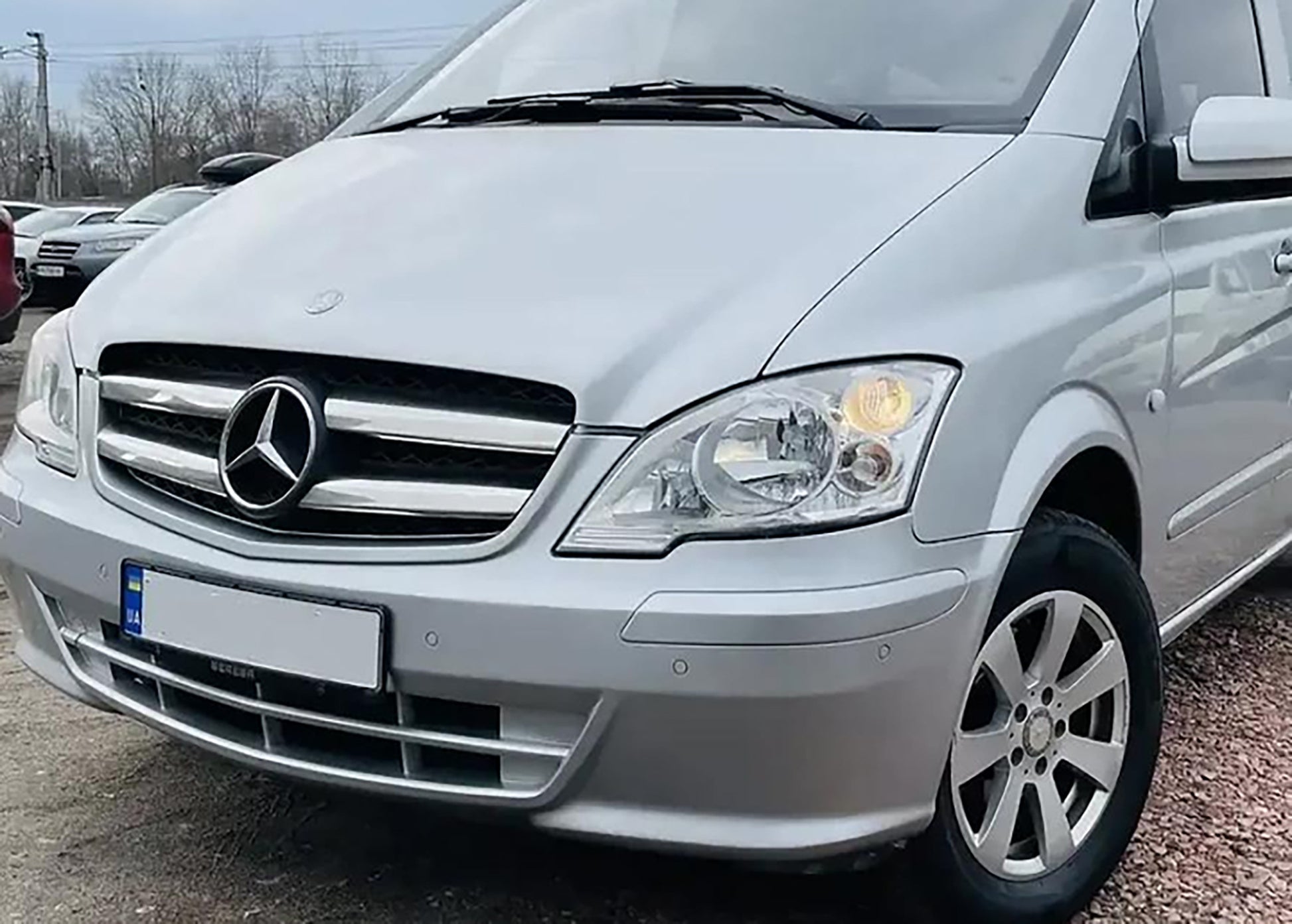Grille Trim Covers 2010-2015 (Stainless Steel) for Mercedes Vito W639 2004-2014 - image 3