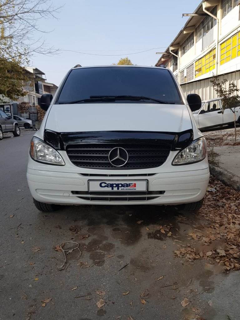 The hood deflector (EuroCap) for Mercedes Viano 2004-2014 - Reelken Auto